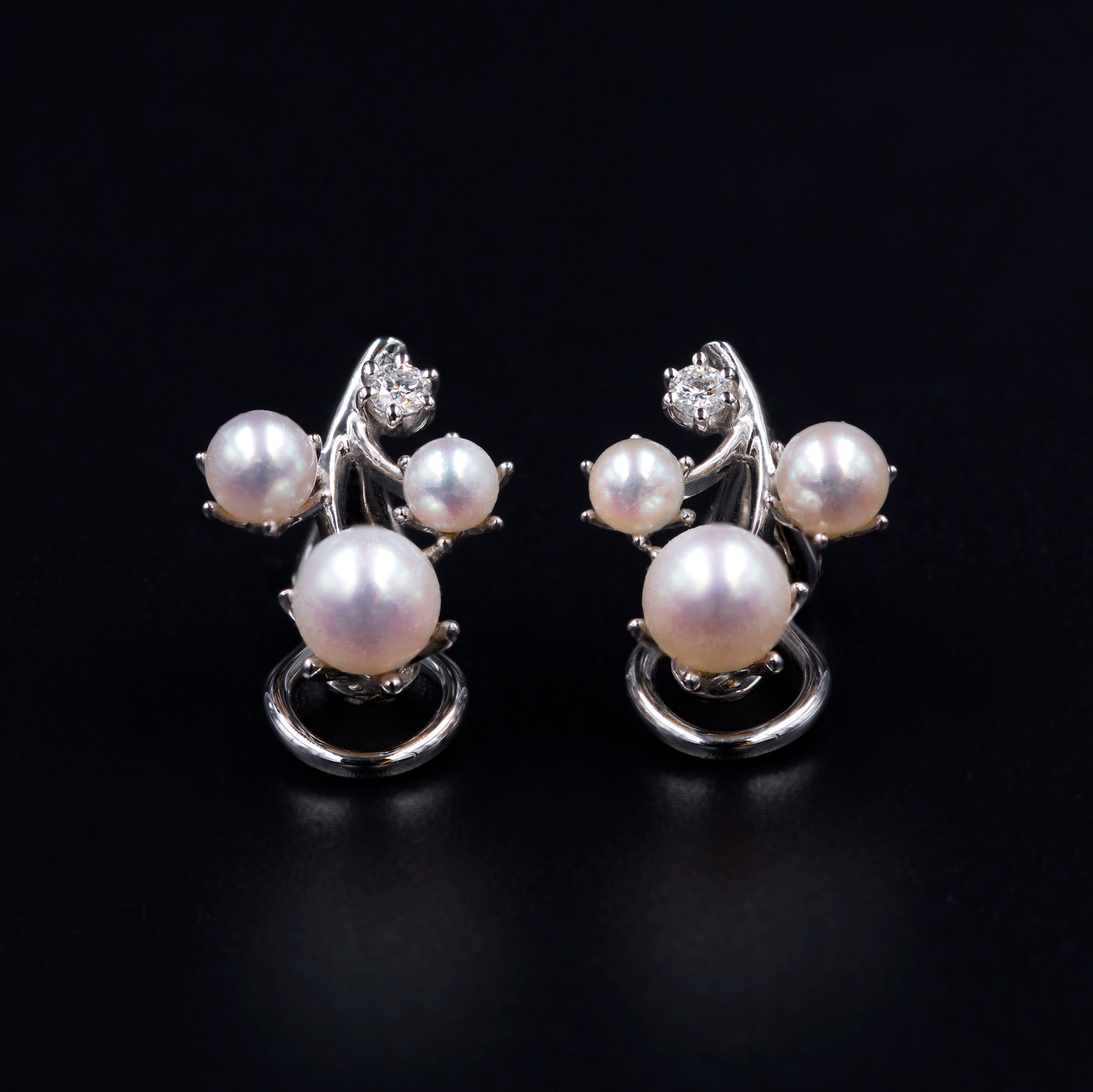 Pearl earrings product shot - Digital Candy website design and ...